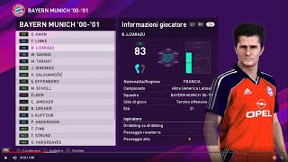 eFootball PES 2020 Bayern Munich 20002001 classic team PS4 [upl. by Leinahtan]