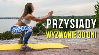 Ćwiczenia na pośladki PRZYSIADY WYZWANIE 30 DNI 💜 Trening pośladków Trecgirl [upl. by Arette]