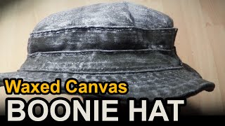 Waxing Cotton A waxed Canvas Boonie Hat [upl. by Nevets]