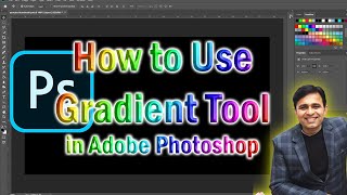 How to use Gradient Tool in Photoshop  Use of Gradient Tool in Brief Photoshop Tutorial 3 [upl. by Crelin]