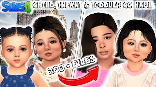 Child Infant amp Toddler CC HAUL  CC Folder FREE [upl. by Jillana609]