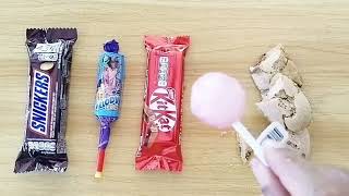 asmr satisfying video unpacking lollipops candy unboxing chocolate candy asmr unpacking [upl. by Atiuqrahs]