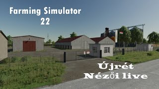 Farming Simulator 22 közös live 3év foytatodnak a munkát 23rész [upl. by Eiramesor]