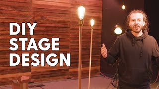 Church Stage Design Idea  Edison Bulb Light Stands [upl. by Llennoc604]