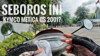 TES KONSUMSI BBM KYMCO METICA GS 2001 [upl. by Latreece]