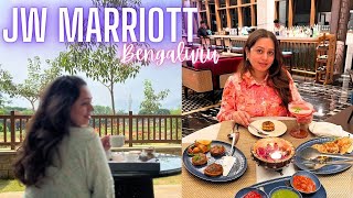 JW MARRIOTT Bengaluru  Five Star Food Restaurants Buffet Dining Luxury Room Golf Resort Tour [upl. by Lienaj]