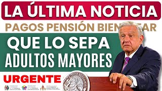 🔴¡ADULTO MAYOR URGENTE AMLO FIRMALA SITUACIÓN💥EN PLENO FEBRERO DA NOTICION🚨 [upl. by Nuawaj]