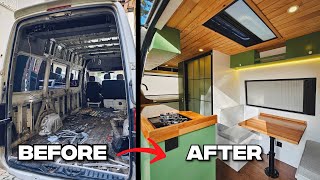 Başlangıçtan bitişe sıfırdan karavan yapımı  vw crafter  Campervan conversion full build timelapse [upl. by Madelene]