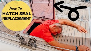 How To Boat Hatch Seal Replacement  Its Not As Easy As It Looks [upl. by Gwenni]