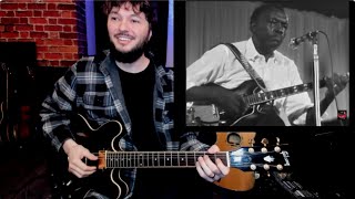 John Lee Hooker guitar lesson with a guitar teacher Boom Boom [upl. by Ynaoj55]