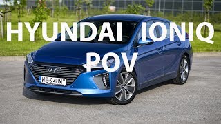 2017 Hyundai IONIQ hybrid DCT  POV test and drive  0100 acceleration  GoPro 5 [upl. by Clerk]