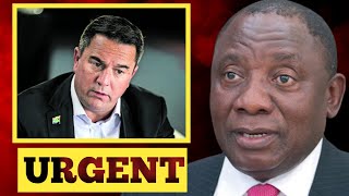 ANCDA Coalition Falls Apart due to Leaked Letters Public Disputes Ramaphosa Vs Steenhuisen Saga [upl. by Enehpets]