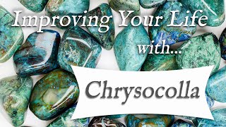 CHRYSOCOLLA 💎 Top 4 Crystal Wisdom Benefits of Chrysocolla  Chrysocolla Properties [upl. by Eiger923]