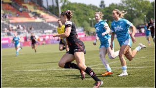 Highlights  Saracens Women 5421 Sale Sharks Women Allianz PWR Rd 15 [upl. by Ecylla]