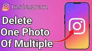 how to delete one photo from multiple photos on Instagram in android and iOS [upl. by Normi]