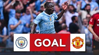 GOAL  Jeremy Doku  Manchester City 12 Manchester United  Final  Emirates FA Cup 202324 [upl. by Venator]