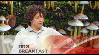 Merlin Sheldrake on BBC Breakfast talking about the film Fungi Web of Life February 2nd 2024 [upl. by Teddman351]