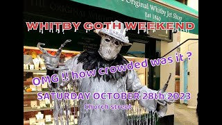 Whitby Goth weekend 2023 Saturday 28th October [upl. by Rozelle937]