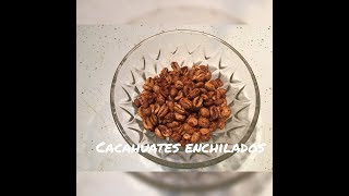 Cacahuates enchilados caseros [upl. by Llenrod]