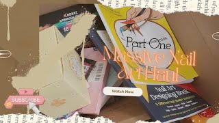 Part 1 of A Massive Nail Art Haul  Amazon Madam Glam and More [upl. by Hardman124]