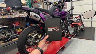 DRZ400SM LECTRON BILLETRON PRO Carb Install [upl. by Millman]