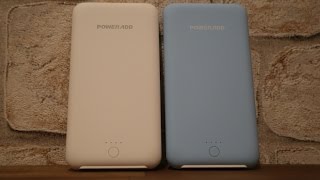 UnboxingReview Externe Powerbank 10000mAh byPoweradd German FullHD [upl. by Hutson593]