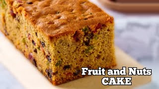 Deliciously Simple Fruit And Nut Cake Recipe You Can Make At Home [upl. by Eri]