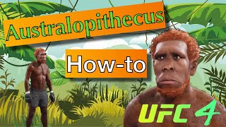 Primitive Human  Australopithecus  UFC 4 CAF Formula Updated Head Template in Comments [upl. by Owades]