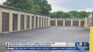 Residents speak out about dozens of reported storage unit burglaries [upl. by Giulietta]