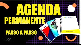 Como fazer agendas permanente  Agendas personalizadas [upl. by Novah]