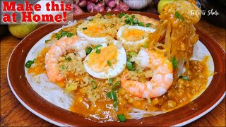 Popular Delicious Pancit PALABOK recipe 💯✅ SIMPLE WAY of COOKING Pansit Palabok special❗ [upl. by Yclek723]