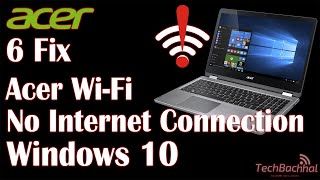 Acer Laptop WiFi Not Working Windows 10  6 Fix [upl. by Shien]