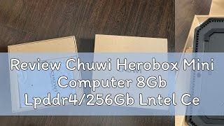 Review Chuwi Herobox Mini Computer 8Gb Lpddr4256Gb Lntel Celeron N5100 Windows 11 Mini Desktop Com [upl. by Ingra]