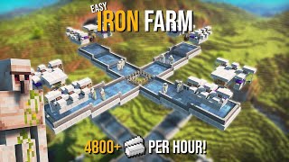 Minecraft JAVA EDITION 121 Best Unlimited Iron Farm  Minecraft JAVA Survival Series 3 [upl. by Idram344]