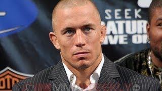 Georges StPierre Defends Rory MacDonald and Says quotIm not fighting Roryquot [upl. by Nosnarb]