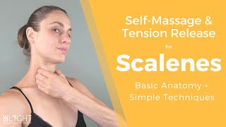 SELFMASSAGE FOR SCALENES Thoracic Outlet Syndrome TOS Tigger Points amp Postural Imbalance [upl. by Nnaylime]