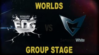 EDG vs SSW  2014 World Championship Groups A and B D1G1 [upl. by Annawoj598]