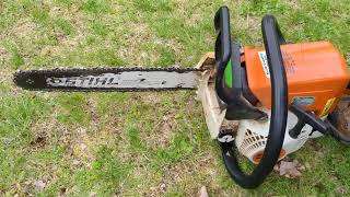 Stihl MS210C not starting [upl. by Cinda]