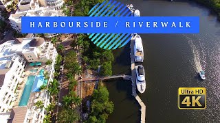 Harbourside  Riverwalk  A Waterside Utopia in Florida 4K [upl. by Yddur]