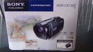 Sony Handycam HDRCX130E Camera Zoom Demo [upl. by Tait]