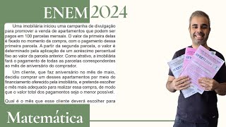 ENEM 2024  Uma imobiliária iniciou uma campanha de divulgação para promover a venda de apartamentos [upl. by Coralyn]