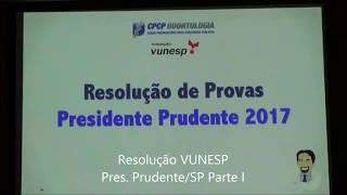 Odontologia Concursos  Vunesp II [upl. by Avivah]