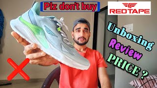 Red tape Grey shoes for men Unboxing  Review First Impression  Walking  Sports [upl. by Warenne]