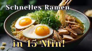 Schnelles amp Leckeres Ramen Zuhause Einfaches Buldak Ramen Rezept  Ramen Noodles [upl. by Berton]