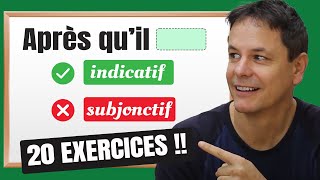 Le Subjonctif vs Lindicatif en Français 20 Exercices avec les Explications ✅ [upl. by Siol]