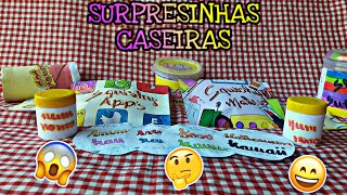 ABRINDO SURPRESINHAS CASEIRAS 1 [upl. by Philps]