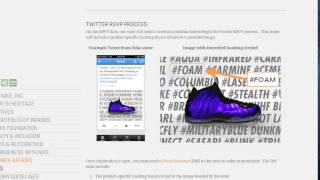 New Nike Twitter RSVP System With Photo Explained in 60 Seconds [upl. by Anyaj]