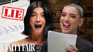 Charli amp Dixie DAmelio Take Lie Detector Tests  Vanity Fair [upl. by Nnyladnarb803]