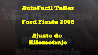 Bajar kilómetros Ford Fiesta [upl. by Idnym]