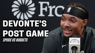 Devonte Graham Postgame Press Conference vs Denver Nuggets  4122024 [upl. by Yremogtnom]